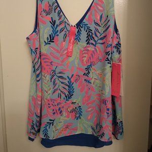 Lilly Pulitzer Florin Reversible tank top Size Medium